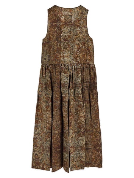 Uma Wang Floral Printed Sleeveless Dress