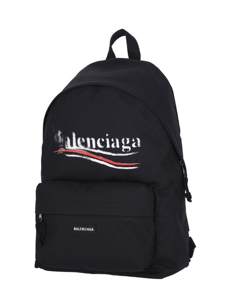 Balenciaga Political Stencil Logo Printed Explorer Backpack