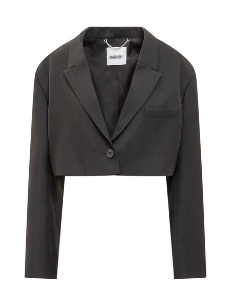 Ambush Single-Breasted Cropped Blazer