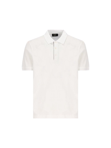 Fendi Basic Short-Sleeved Polo Shirt