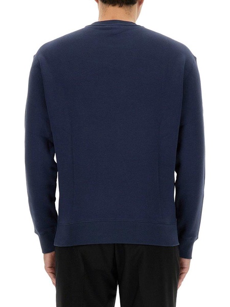 Maison Kitsuné Bold Fox Head Patch Crewneck Sweatshirt