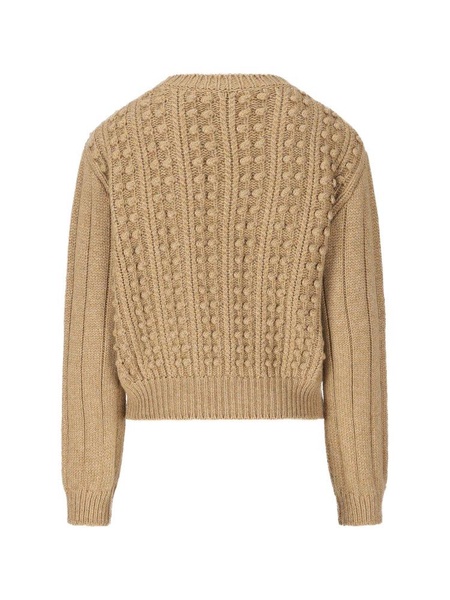 Loro Piana Stud Knitted Crewneck Jumper