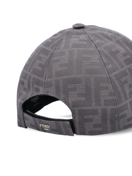 Fendi FF Jacquard Curved-Peak Baseball Cap