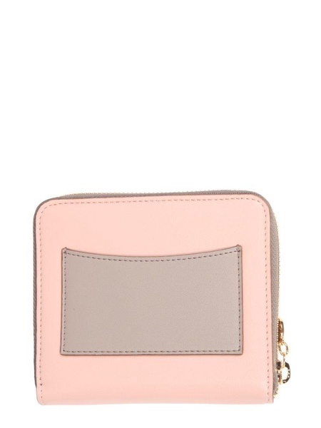 Stella McCartney Logo Perforated Zip Around Wallet