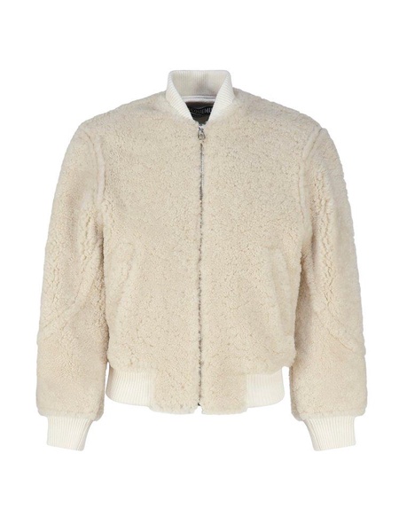 Jacquemus Le Blouson Pilou Shearling Bomber Jacket