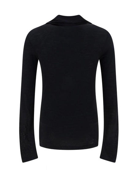 Jil Sander+ Zip Detailed Long-Sleeved Sweatshirt