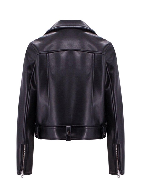 Stand Studio Belted Faux-Leather Jacket