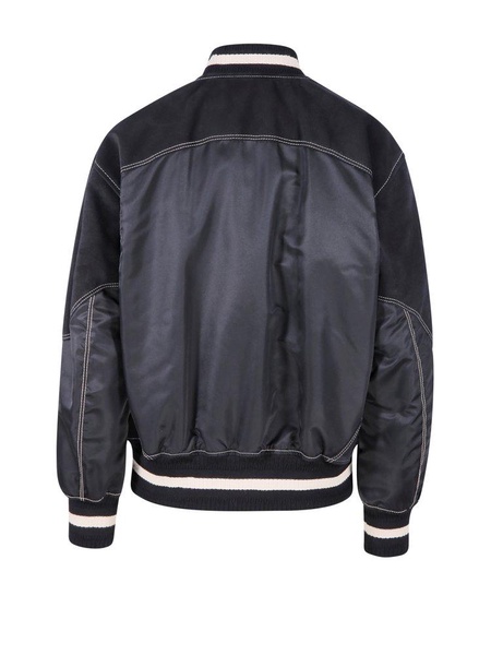 Givenchy	 Panelled Button-Up Varsity Jacket