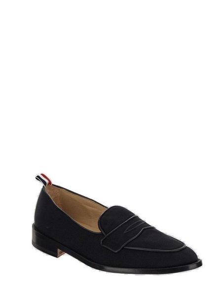 Thom Browne Pointed-Toe Slip-On Loafers