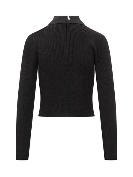 Michael Michael Kors Rear Zipped Mock Neck Jumper