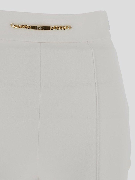 Elisabetta Franchi Horsebit Palazzo Trousers