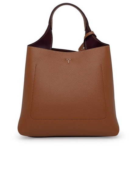 Tod's T Timeless Mini Leather Tote Bag