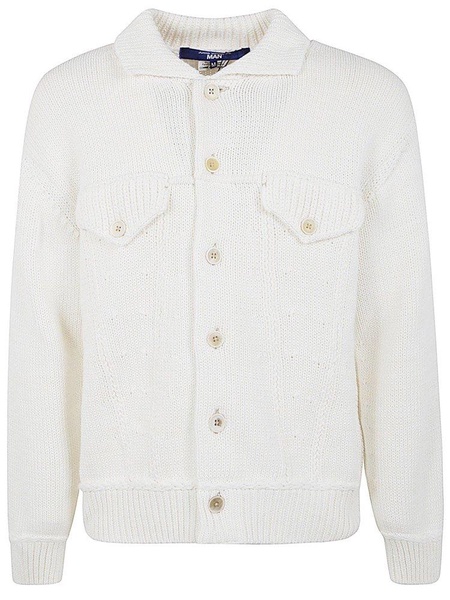 Junya Watanabe like boys buttoned knitted cardigan