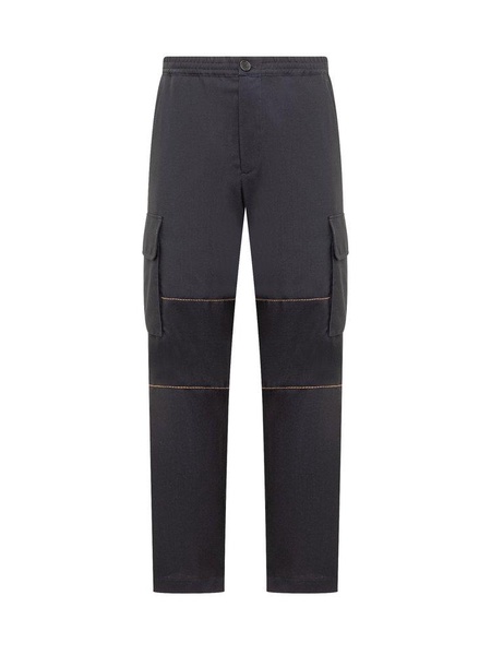 Marni Stitch Detailed Straight-Leg Cargo Pants