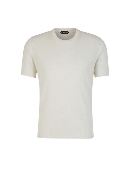 Tom Ford Crewneck Ribbed-Knit T-Shirt