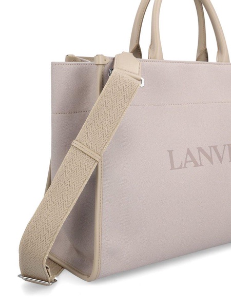 Lanvin PM Logo Detailed Tote Bag