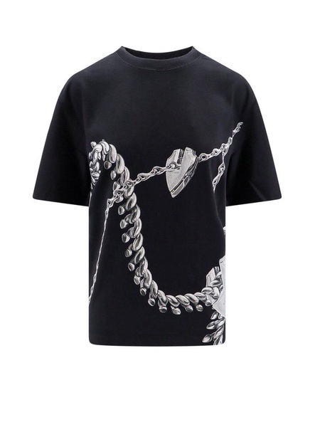 Burberry Shield Hardware Crewneck T-Shirt