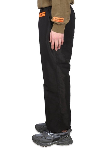 Heron Preston Logo Patch Wide Leg Pants