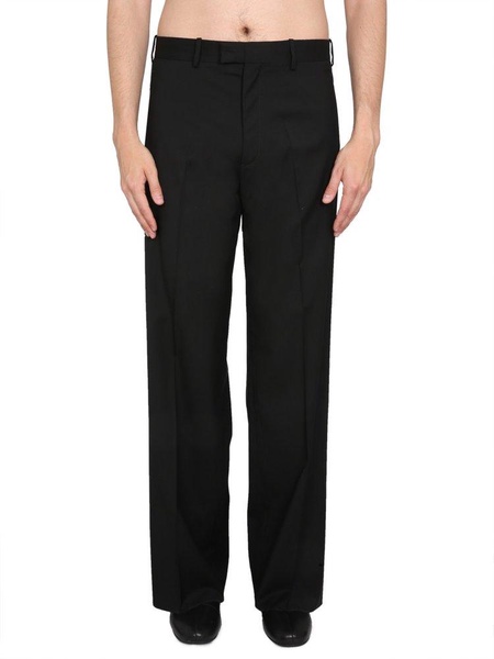 Raf Simons Logo Patch Straight-Leg Trousers