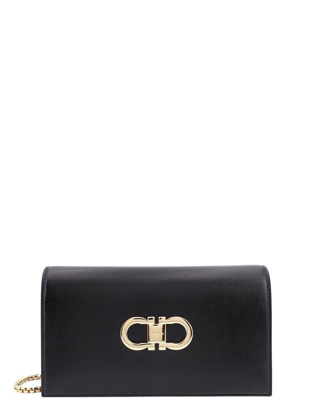 Ferragamo Double Gancini Mini Shoulder Bag