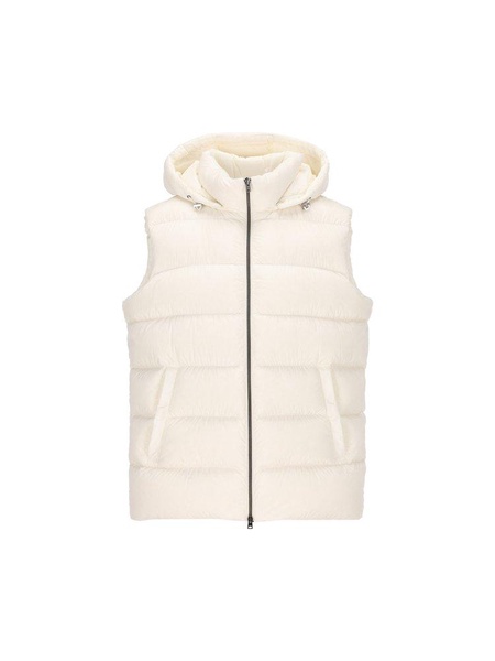 Herno Hooded Zip-Up Vest