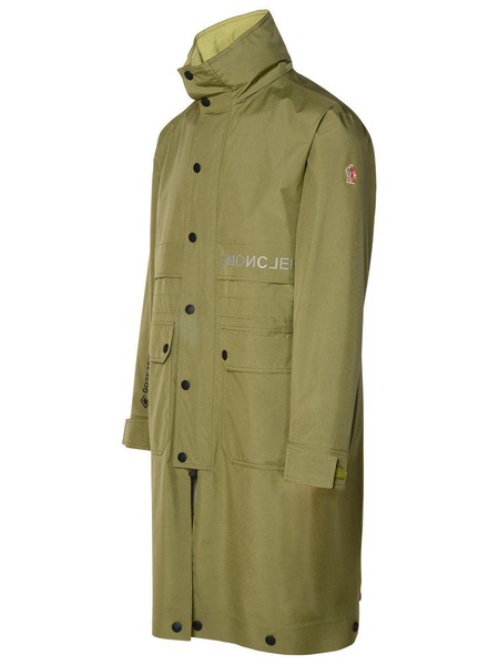 Moncler Grenoble 'Steig' Green Polyester Parka