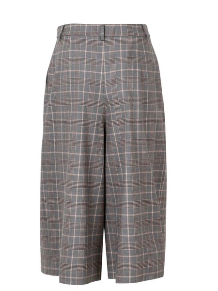 Alberta Ferretti Checked Midi Skirt