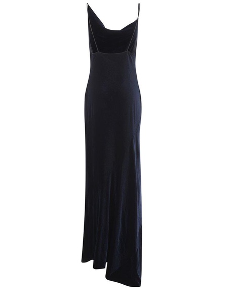 Philosophy Di Lorenzo Serafini Cowl-Neck Sleeveless Stretched Gown