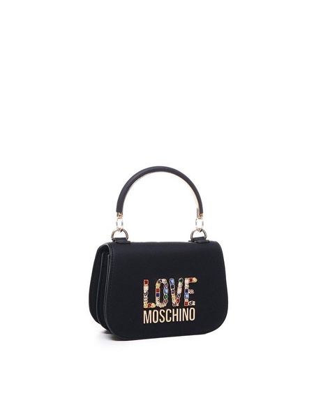 Love Moschino Logo-Embellished Top Handle Bag