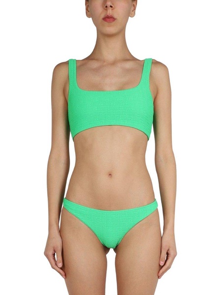 Alexander Wang Textured Logo Jersey Bikini Bottom