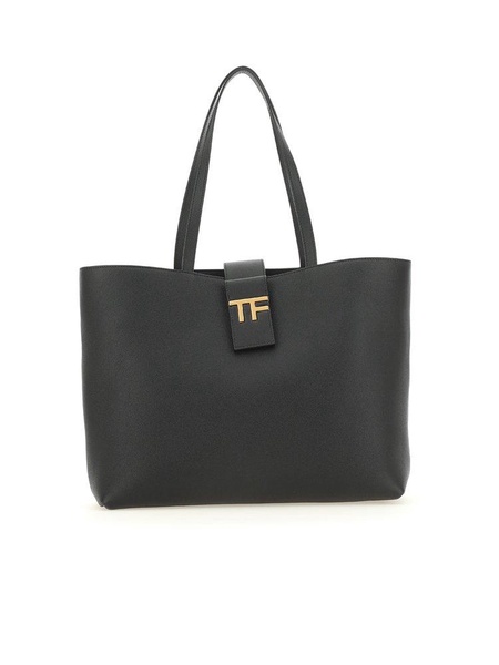 Tom Ford Logo Plaque Small Tote Bag