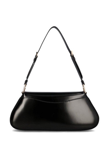 Prada Cleo Logo Plaque Shoulder Bag