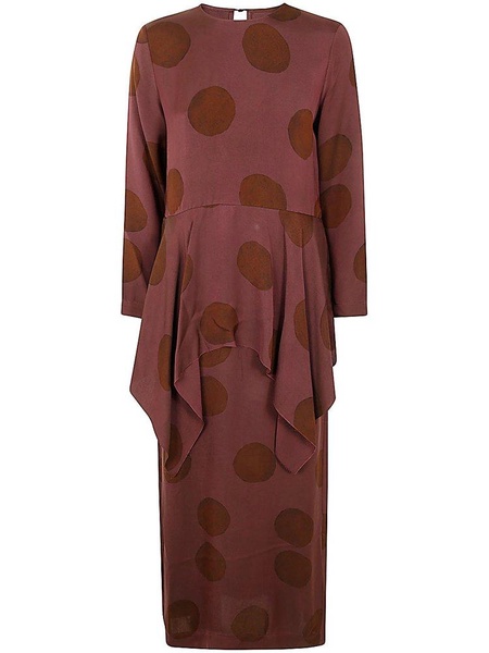 Uma Wang Anis Motif Printed Midi Dress