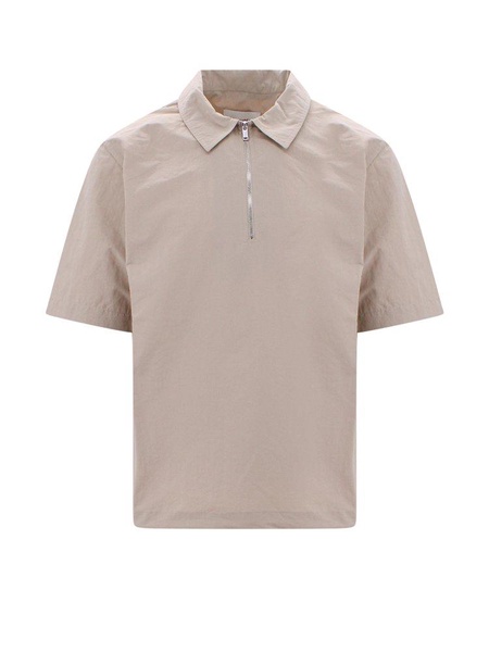 Nanushka Half-Zip Elasticated-Hem Polo Shirt