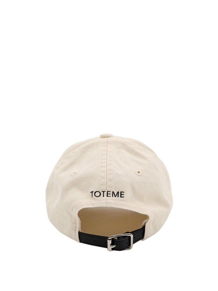 Totême Logo Embroidered Curved Peak Baseball Cap