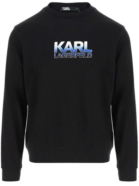 Karl Lagerfeld Logo Printed Crewneck Sweatshirt