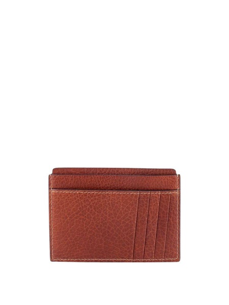 Brunello Cucinelli Logo Stamp Cardholder