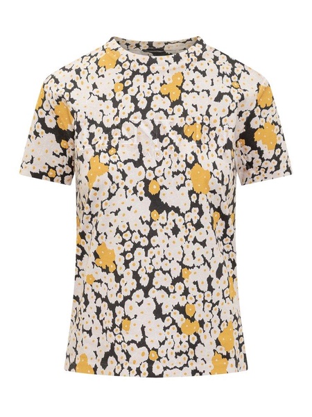 Lanvin Daisy Printed Crewneck T-Shirt