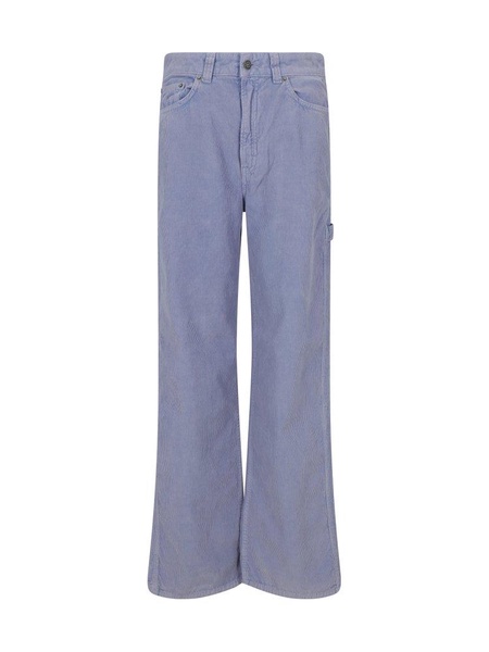 Haikure Winona High-Waist Wide-Leg Corduroy Trousers