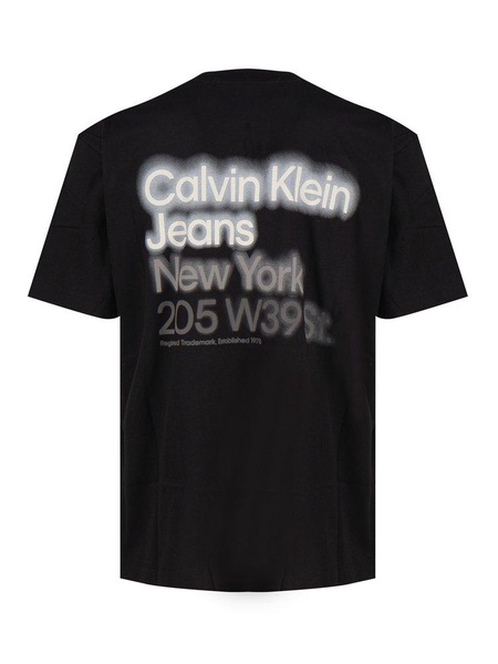 Calvin Klein Logo Printed Crewneck T-Shirt