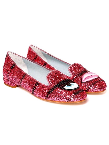 Chiara Ferragni Glitter Loafers