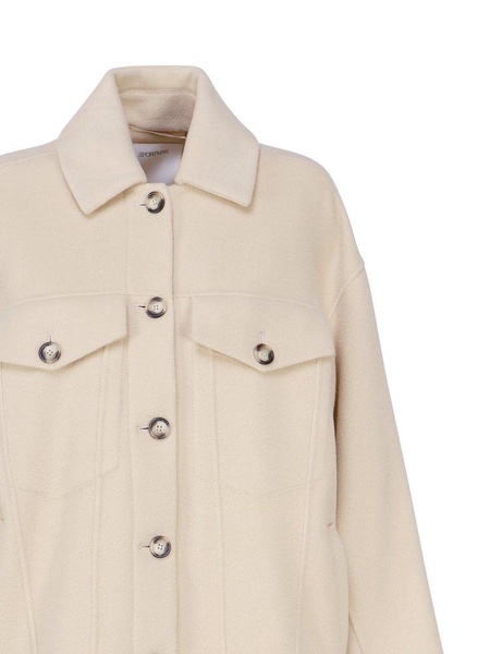 Sportmax Buttoned Long-Sleeved Jacket