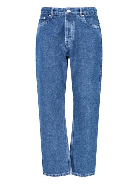 Studio Nicholson Holt Logo Patch Straight Leg Jeans