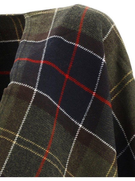 Barbour Tartan Fringed Edge Shawl