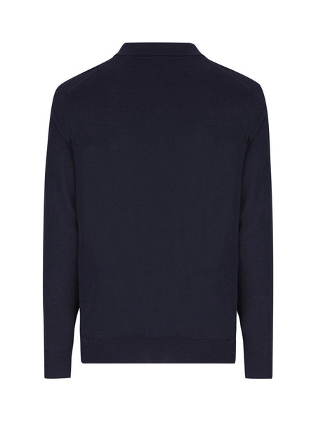 Loro Piana Long-Sleeved Knitted Polo Shirt