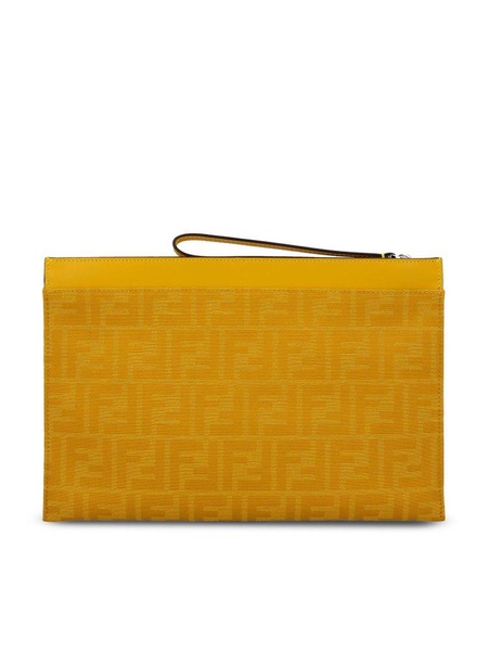 Fendi FF Jacquard Flat Medium Pouch