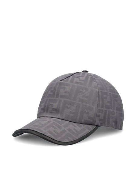 Fendi FF Jacquard Curved-Peak Baseball Cap