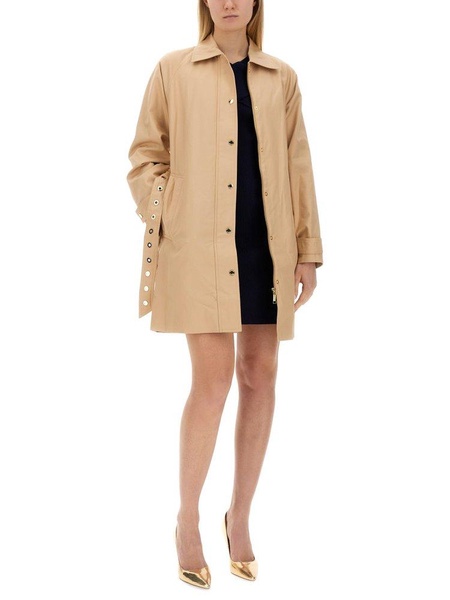 Michael Michael Kors Belted Twill Trench Coat