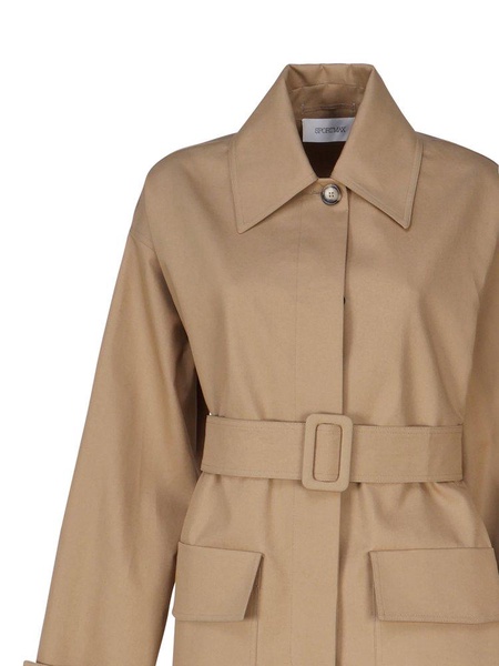 Sportmax Belted Long-Sleeved Coat