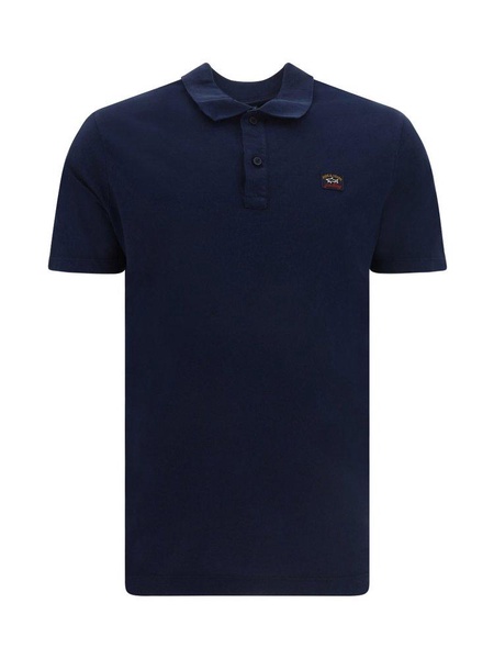 Paul & Shark Logo-Patch Short Sleeved Polo Shirt